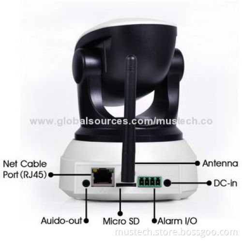 Wireless IP Camera with up to 8m Night Vision Range, Motion Detection/Alarm